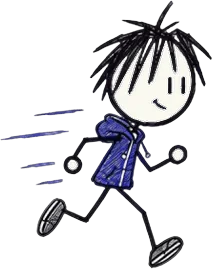 Comic Jan, the doodle-style alter ego